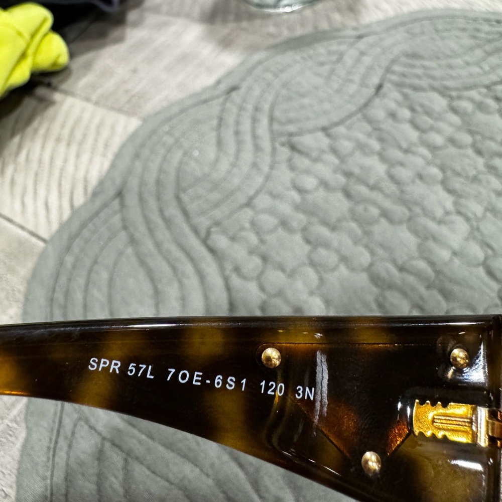 Prada Gold and Black Sunglasses - Picture 6 of 7